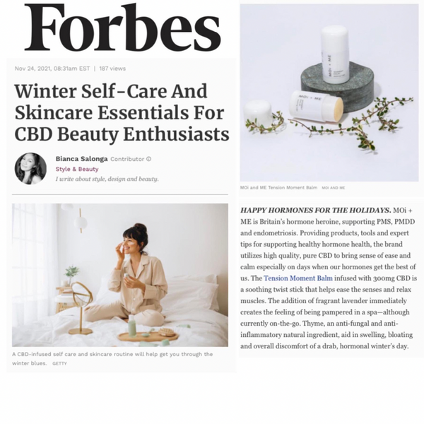 CBD for Winter as seen in Forbes